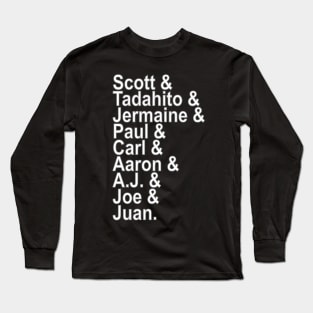 The 2005 White Sox Lineup Long Sleeve T-Shirt